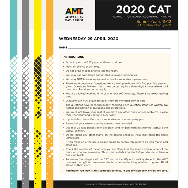 CAT 2020 All divisions