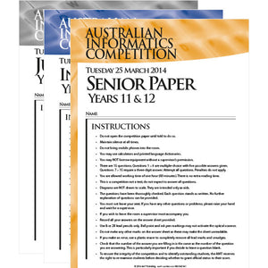 All Past Papers – Australian Maths Trust