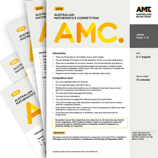 AMC Junior 5-year pack